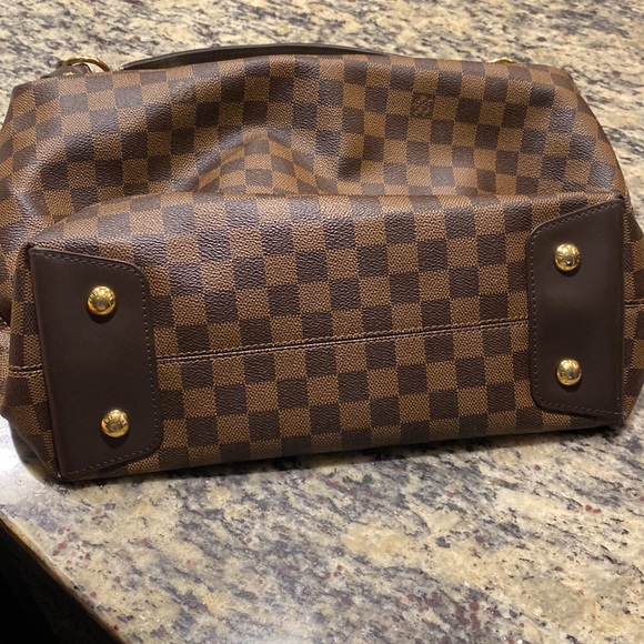 Authentic Louis Vuitton Duomo Hobo in Damier Ebene - Picture 4 of 5